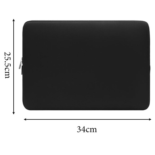 Capa protetora para notebook de 11 a 15,6 polegadas, com compartimento interno e design acolchoado e espesso. Possui fecho duplo M. 1