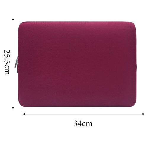 Capa protetora para notebook de 11 a 15,6 polegadas, com compartimento interno e design acolchoado e espesso. Possui fecho duplo M. 2