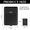 Capa protetora resistente para laptop, com fecho magnético, interior macio em microfibra, função de suporte para uso ergonômico e compatibilidade 5