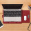 Capa protetora resistente para laptop, com fecho magnético, interior macio em microfibra, função de suporte para uso ergonômico e compatibilidade 2