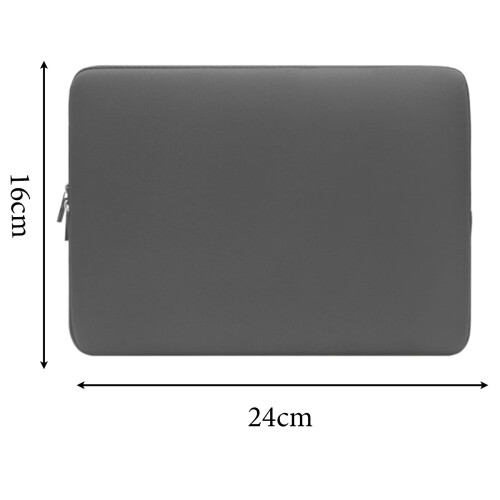 Capa protetora para notebook de 11 a 15,6 polegadas, com compartimento interno e design acolchoado e espesso. Possui fecho duplo M. 2