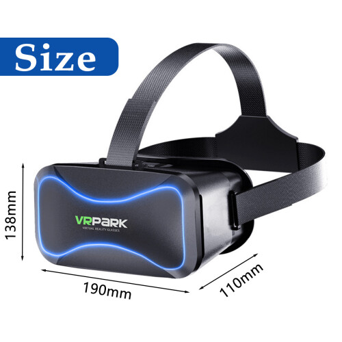 Ακουστικά VR με χειριστήριο, ρυθμιζόμενα γυαλιά εικονικής πραγματικότητας 3D για 1