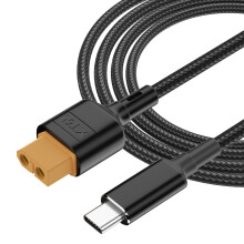 Solución de carga USB-C XT60, compatibilidad universal y carga rápida para modelos RC y almacenamiento de energía, respetuosa con el medio