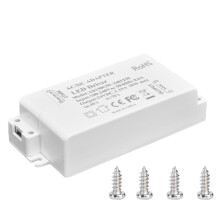 Adaptador de energia de nível industrial para iluminação externa, driver de tensão constante DC24V1.25A com proteção contra sobrecorrente,