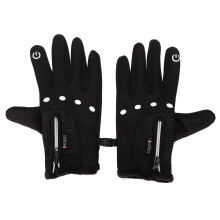 Waterdichte en winddichte handschoenen, touchscreen handschoenen voor mannen en vrouwen, antislip fiets- en hardloophandschoenen van PU-leer, warme