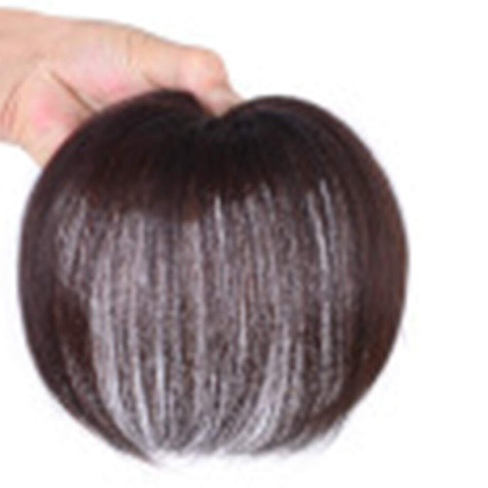 Unisex Men Hair Topper For Thinning Hair With Seamless Natural Hairline And Secure Clipin Fit