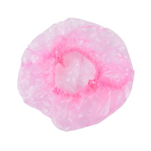 100 Pcs Clear Plastic Shower Caps Bulk, Elastic Waterproof Hair Covers for Salon and Home