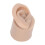 Silicone Ear Model for Piercing Practice, Realistic Dark Skin Reusable Training Aid Left Side 3