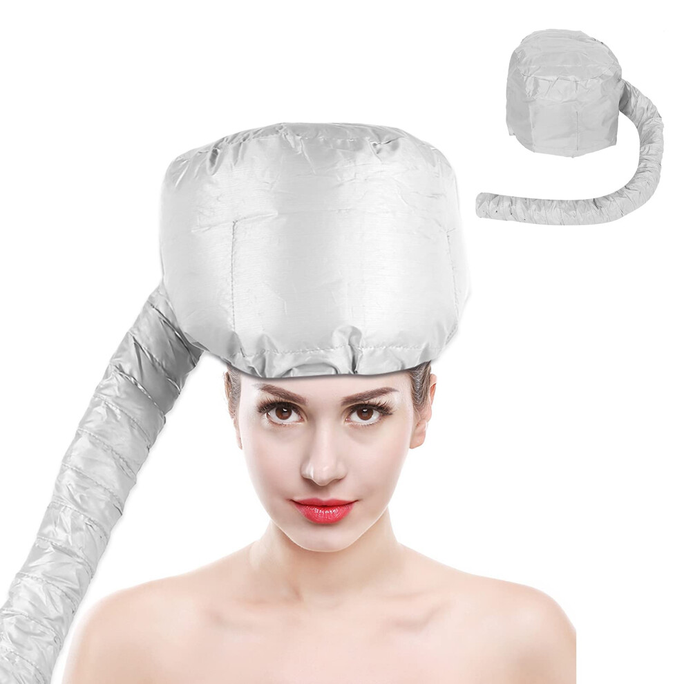 Soft Bonnet Hair Dryer Hood Attachment, Adjustable 85CM Tube for Fast Drying and Deep Conditioning
