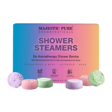Shower Steamers Variety Pack of 6 with Natural Essential Oils for Relaxing Aromatherapy Spa Experience