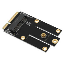 Adaptateur M.2NGFF vers Mini PCI-E (PCIe + USB) pour carte M.2 AX200 9260 8265 8260 (pour ordinateur portable)