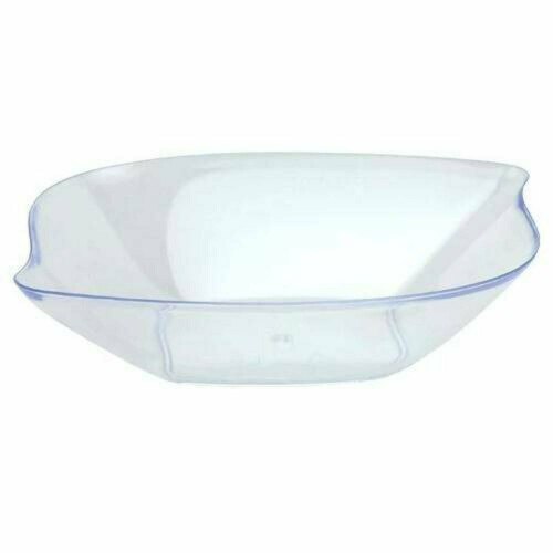 Lillian Tablesettings Mini Plastic Flourish Dish Clear 3 Ounce 12 Count [BULK] (12/Pack) 1