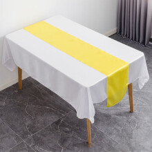 Mosiee Satin-Tischläufer/Tischdecke 27 x 275 cm für Bankett, Hochzeit, Partydekoration
