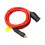 Cabo de extensão reforçado de 12V/24V com fusível de 10A e 3,6 m de comprimento. 1