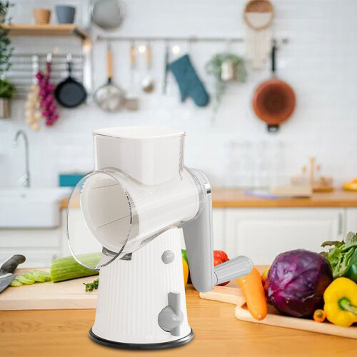 Τρίφτης λαχανικών Kayannuo Back to School Clearance Kitchen Mandoline με 5 εναλλάξιμες λεπίδες 2
