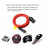 Cabo de extensão reforçado de 12V/24V com fusível de 10A e 3,6 m de comprimento. 7