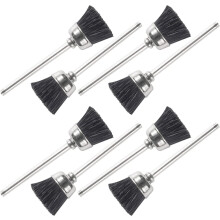 8pcs Nail Drill Bit Cleaning Brush for Easy Burr Removal and SalonGrade Nail Art Care