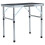 vidaXL Folding Camping Table Grey Aluminum 60x45 cm Grey 1