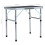 vidaXL Folding Camping Table Grey Aluminum 60x45 cm Grey 7