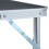 vidaXL Folding Camping Table Grey Aluminum 60x45 cm Grey 6