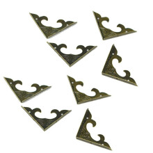 Bronze Book Scrapbook Album Corner Stand Antique Brass Decorative Protective Crafts for Furniture Hardware