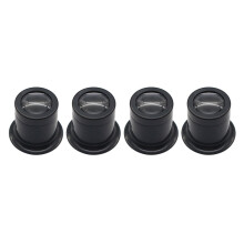 4er-Pack professionelle Uhrenlupe, Schmucklupe, Vergrößerungswerkzeug, 10-fache Vergrößerung
