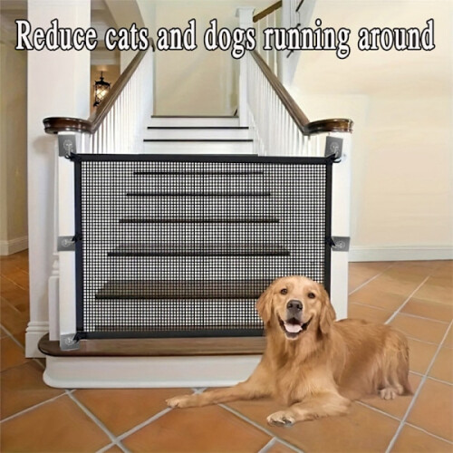 Hundgrind för trappor Husdjursgrindar för huset 180*72cm