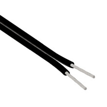 140201 - DC WIRE22AWG ΜΑΥΡΟ ΖΕΥΓΟΣ25FT