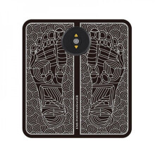 Xinhuaya EMS Foot Massager Mat Pad USB LCD Portable Rechargeable for Men Women 6 Modes 10 Intensity Levels, Blood Circulation Improve, Pain Relief