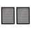 2X BBQ Grill Grill Mat Non-Stick Mesh Mats Barbeque Reutilizabil Coating Net 1