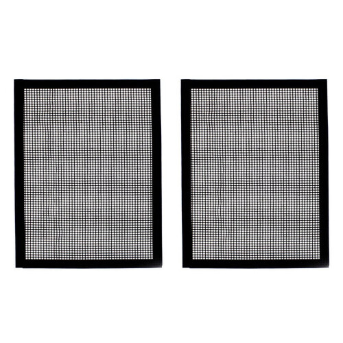 2X BBQ Grill Grill Mat Non-Stick Mesh Mats Barbeque Reutilizabil Coating Net