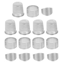 15 Pcs Sewing Thimble Clothing Accessories Knitting Yarn Guide Supplies Portable Iron