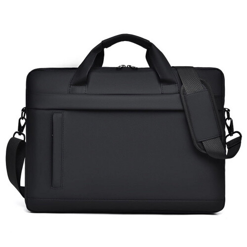 Τσάντα Laptop, τσάντα χιαστί για laptop ή tablet, κομψή, ανθεκτική, αδιάβροχη, μαύρη 15,6