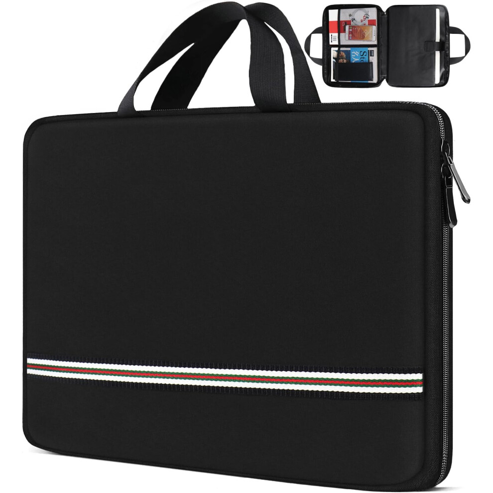 Laptop Sleeve, 15.6 Inch Tsa Laptop Case Protective Laptop Cover Durable Water Resistant Briefcase Computer Carrying 9773935842434