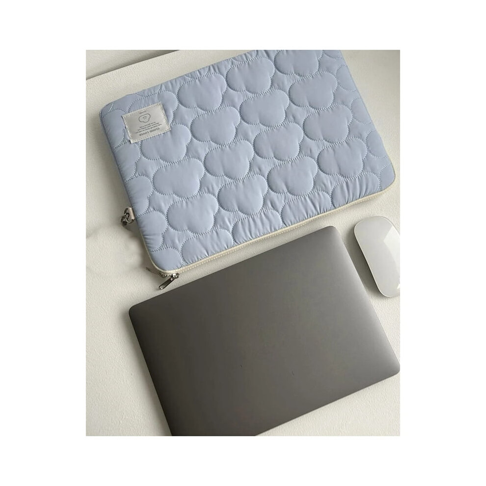 Handheld Shockproof Computer Bag Suitable For 15-15.6 Inch Laptop Case Storage Bag Blue 9773935842427