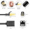 Ethernet-förlängningskabel (2-pack), Cat6 Ethernet-förlängningskabeladapter (90 cm) Stöder Cat6 / Cat5e / Cat5 2
