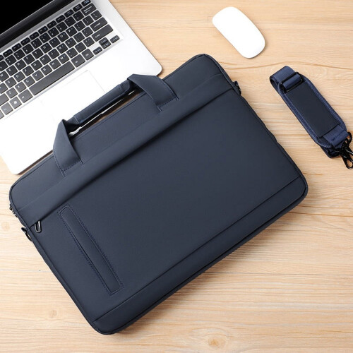 Τσάντα Laptop, τσάντα χιαστί για laptop ή tablet, κομψή, ανθεκτική, αδιάβροχη, μαύρη 15,6 2