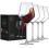 Pahare de vin roșu JoyJolt Layla, set de 4 1