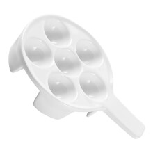 Stainless Steel Roasting Pan Baked Snails Escargot Dish Tray Ceramic Baking Pans Tableware Plate Server