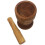 Imusa Mortar with Pestle Kitchen Essentials, Jumbo, Natural 2