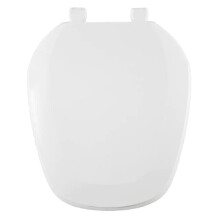 Eljer Emblem Runder WC-Sitz – Klassisches weißes Design NEU