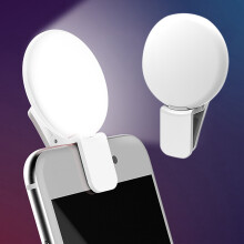 Luce di riempimento regolabile in intensità 3+1 Mini luce di riempimento per bellezza, luce di riempimento per selfie, flash di bellezza,