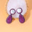 Orecchini staccabili in argento S925 con zirconi e perle, multicolore 5