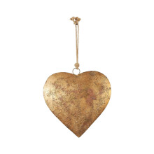 Wyprzedaż dekoracji wielkanocnych Kayannuo Home Decor, metalowy dzwonek dekoracyjny w kształcie serca z wiszącą liną, dzwonek z postarzanego
