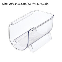 1-Pack Stackable Water Bottle Organizer for Kitchen Pantry Refrigerator, Wine Rack Storage Organizer, BPA-Free Plastic Holder