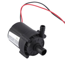 Justerbar cirkulations-DC-vattenpump Borstlös motor DC-pumptråd 24V/12V (12V)