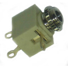 AC1025 - AUDIO JK3.5MONO LUKKET KRETS CHMT SOL (2 stk/pk)