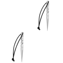 2 Pack DIY Knitting Needles Bracelets Stitching Needle Outdoor Supply Lace Lacing Needle Work