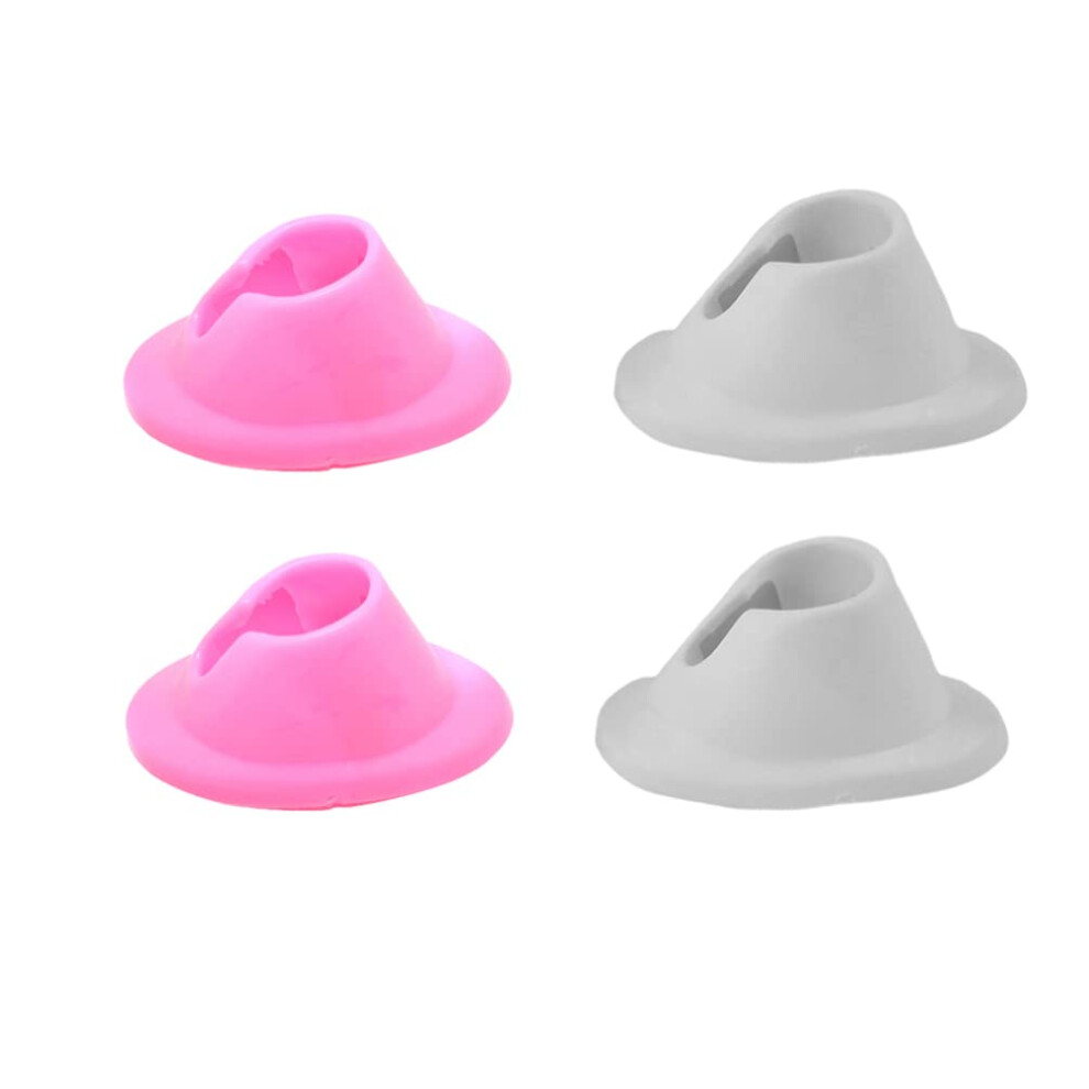 Nail Polish Bottle Holder Set, Non Slip Silicone Stand for Manicures and Nail Art Organizer