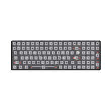 100 Key Hot-Swappable Mechanical Keyboard Kit RGB Bluetooth+2.4G Wireless+Wired 3 Mode Gaming Keyboard Black